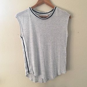 Ann Taylor Loft Grey Tank Top